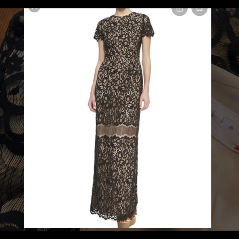 SIA LACE BACK CUTOUT DRESS